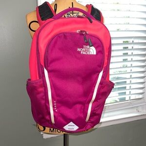 Pink- North Face Vault Backpack 🎒 No tears or pulls.